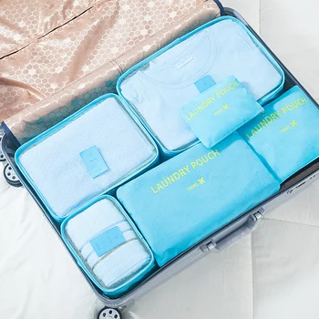 Сумка-органайзер для хранения, Дорожная сумка, чемодан, одежда, органайзер для путешествий, куб, 6 шт. /компл., Обувь, шкаф для аккуратной упаковки
